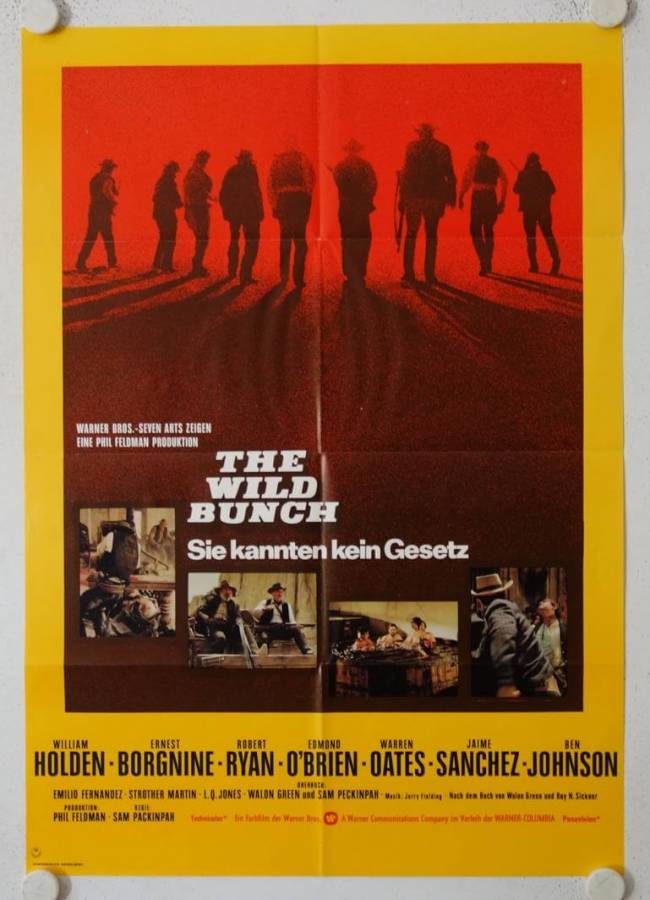 The Wild Bunch re-release german movie poster